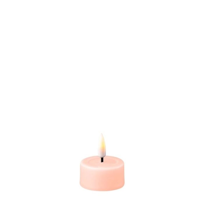 Deluxe Homeart Deluxe Homeart Led Kaars Light Pink Real Flame Tealight 4,1 x 1,5 cm