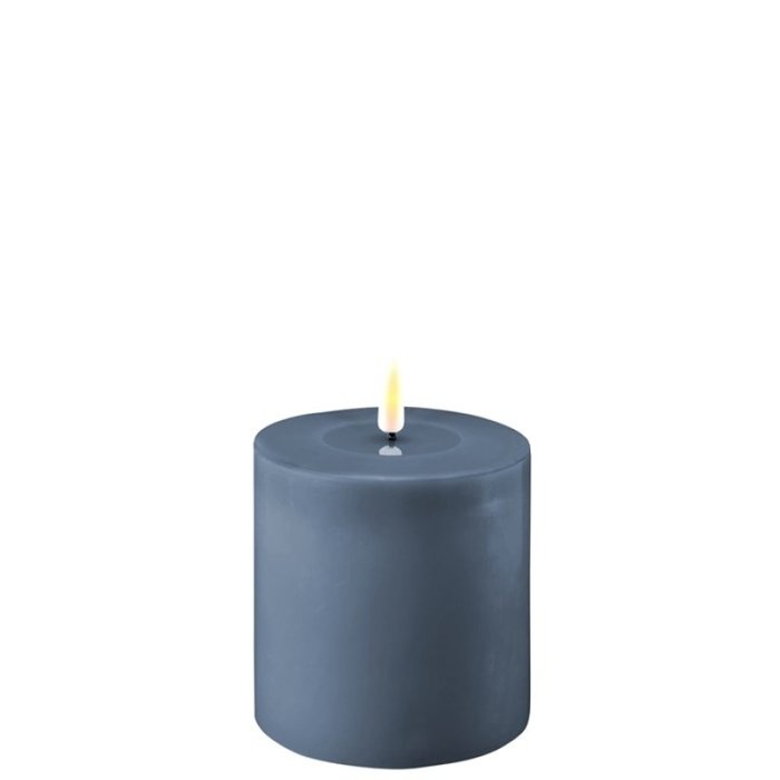 Deluxe Homeart Deluxe Homeart Led Kaars Ice Blue Real Flame 10 x 10 cm