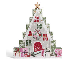 Yankee Candle Snow Globe Wonderland Advent Tower Calendar Book 2022