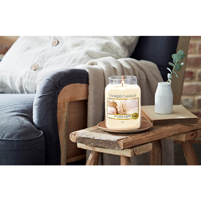 Yankee Candle Yankee Candle Soft Wool & Amber Large Jar