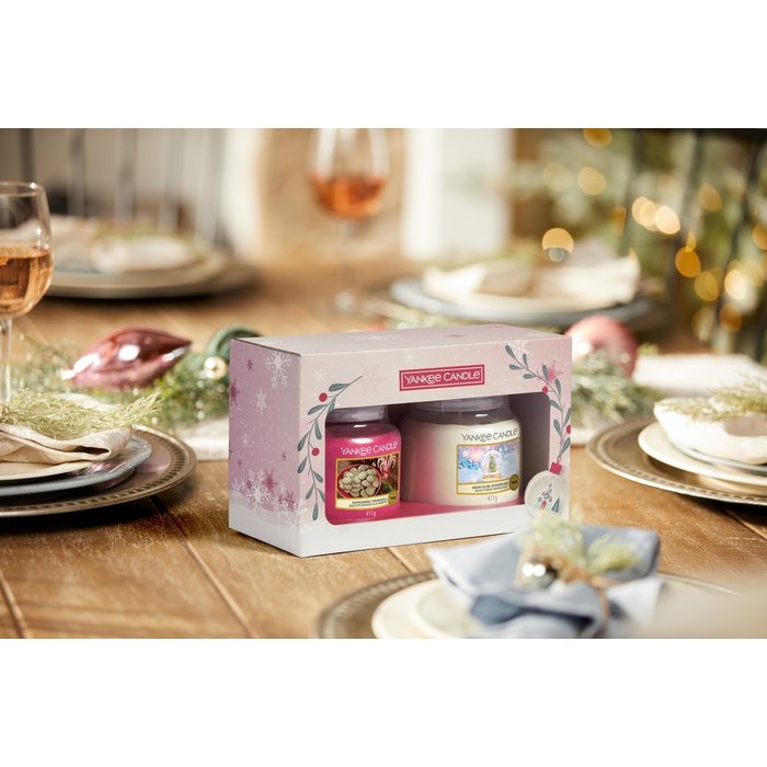 Yankee Candle Yankee Candle Snow Globe Wonderland 2 Medium Jar Giftset