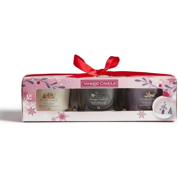 Yankee Candle Yankee Candle Snow Globe Wonderland 3 Filled Votive Signature Gift Set  2022
