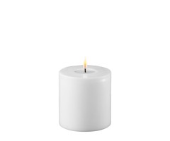 Deluxe Homeart Led Kaars White 10 x 10 cm