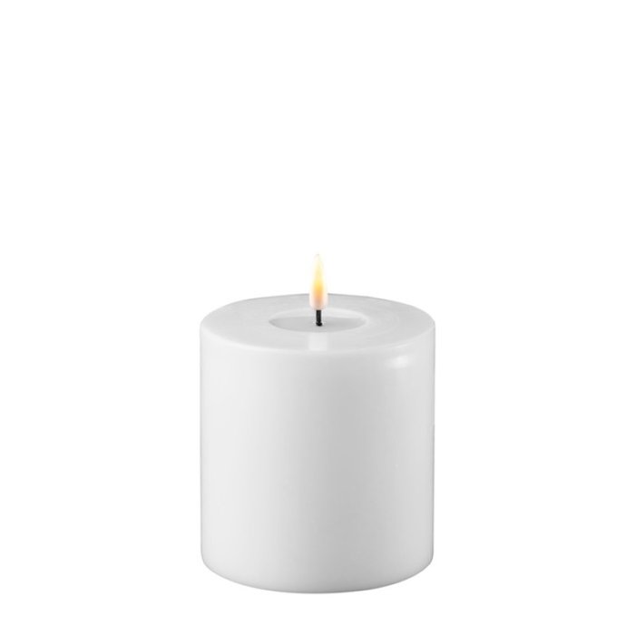 Deluxe Homeart Deluxe Homeart Led Kaars White 10 x 10 cm