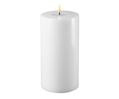 Deluxe Homeart Led Kaars White 10 x 20 cm