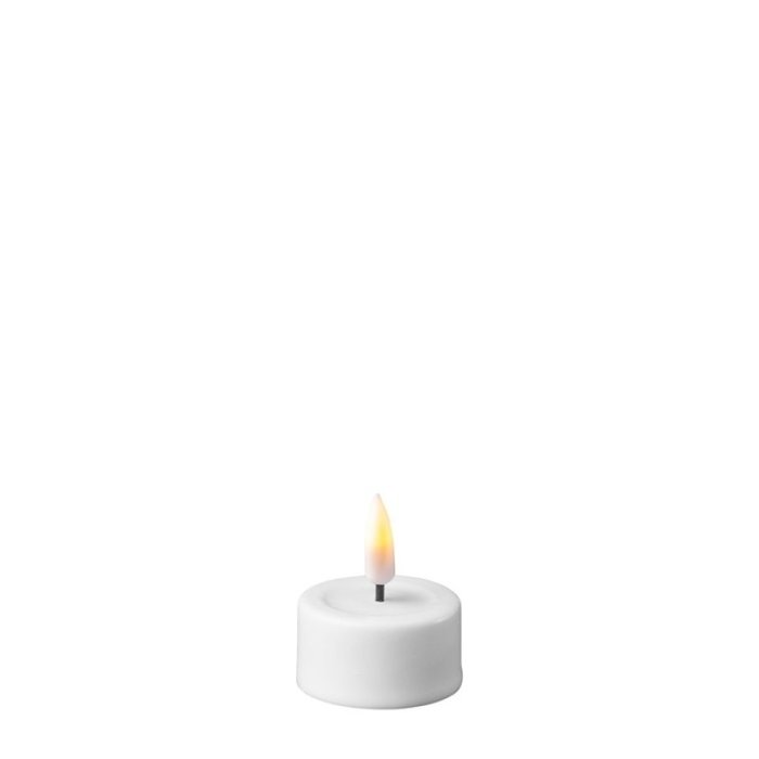 Deluxe Homeart Deluxe Homeart Led Kaars White Real Flame Tealight 4,1 x 1,5 cm