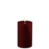 Deluxe Homeart Led Kaars Bourgogne Red 7,5 x 12,5 cm