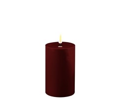 Deluxe Homeart Led Kaars Bourgogne Red 7,5 x 12,5 cm