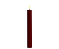 Deluxe Homeart Led Kaars Bourgogne Red 2,2 x 24 cm