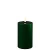 Deluxe Homeart Led Kaars Dark Green 7,5 x 12,5 cm