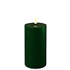 Deluxe Homeart Led Kaars Dark Green 7,5 x 15 cm