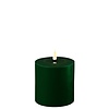 Deluxe Homeart Led Kaars Dark Green 10 x 10 cm
