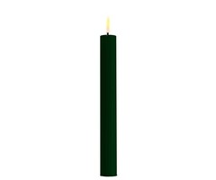 Deluxe Homeart Led Kaars Dark Green 2,2 x 24 cm