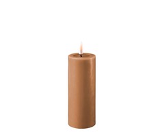 Deluxe Homeart Led Kaars Caramel 5 x 12,5 cm