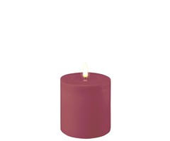 Deluxe Homeart Led Kaars Magenta 10 x 10 cm