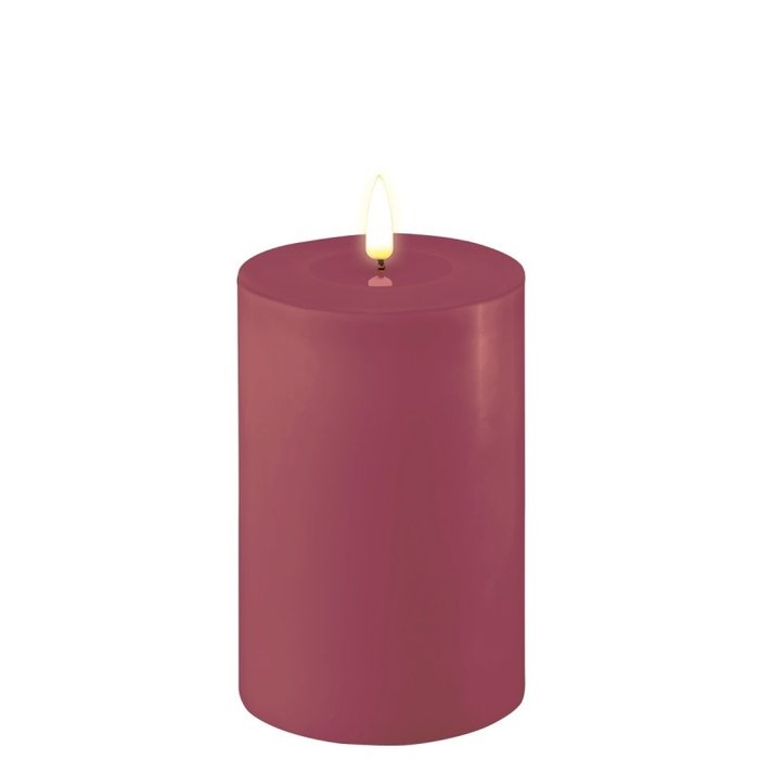 Deluxe Homeart Deluxe Homeart Led Kaars Magenta 10 x 15 cm