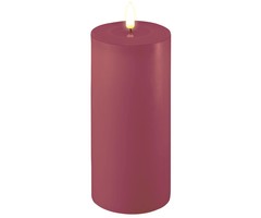 Deluxe Homeart Led Kaars Magenta 10 x 20 cm