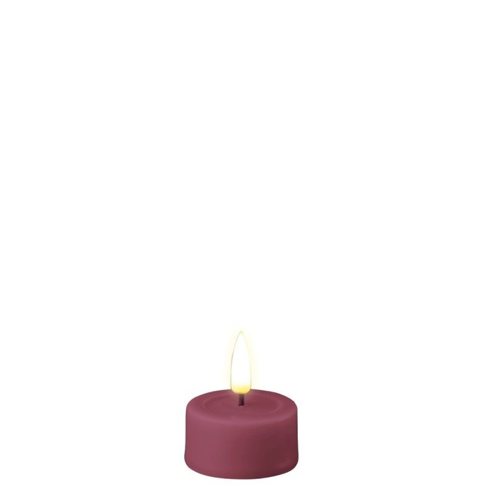 Deluxe Homeart Deluxe Homeart Led Kaars Magenta Real Flame Tealight 4,1 x 1,5 cm