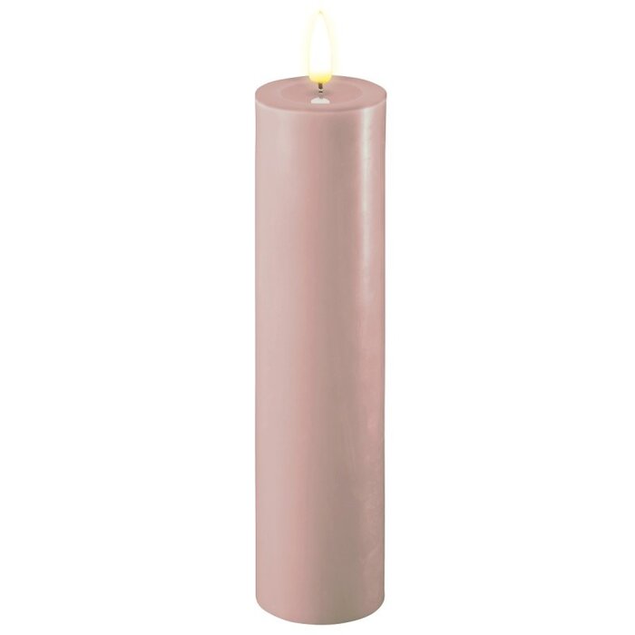 Deluxe Homeart Deluxe Homeart Led Kaars Rose 5 x 20 cm