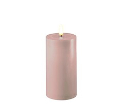Deluxe Homeart Led Kaars Rose 7,5 x 15 cm