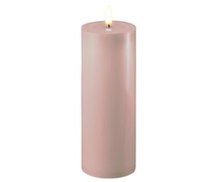 Deluxe Homeart Led Kaars Rose 7,5 x 20 cm