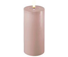 Deluxe Homeart Led Kaars Rose 10 x 20 cm
