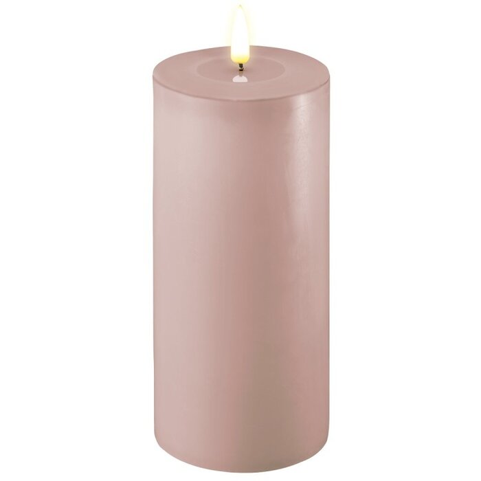 Deluxe Homeart Deluxe Homeart Led Kaars Rose 10 x 20 cm