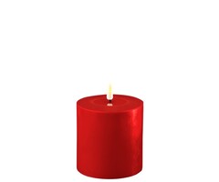 Deluxe Homeart Led Kaars Red 10 x 10 cm