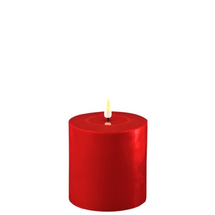 Deluxe Homeart Deluxe Homeart Led Kaars Red 10 x 10 cm