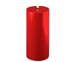 Deluxe Homeart Led Kaars Red 10 x 20 cm