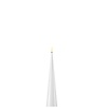 Deluxe Homeart Led Kaars White Cone Shaped 5 x 20 cm