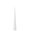 Deluxe Homeart Led Kaars White Cone Shaped 5 x 28 cm