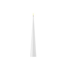 Deluxe Homeart Led Kaars White Cone Shaped 5 x 28 cm