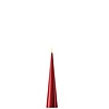 Deluxe Homeart Led Kaars Bourgogne Red Cone Shaped 5 x 20 cm