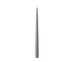 Deluxe Homeart Led Kaars Grey 2,2 x 28 cm