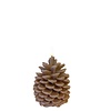 Deluxe Homeart Led Kaars Brown Pinecone 10 x 13 cm