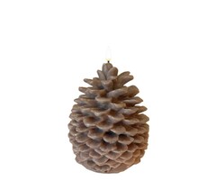 Deluxe Homeart Led Kaars Brown Pinecone 14 x 19 cm