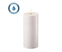 Deluxe Homeart Led Kaars White 7,5 x 15 cm Outdoor