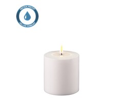 Deluxe Homeart Led Kaars White 10 x 10 cm Outdoor