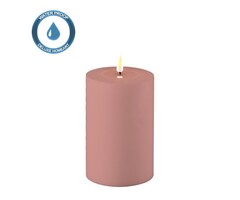 Deluxe Homeart Led Kaars Dust Red 10 x 15 cm Outdoor