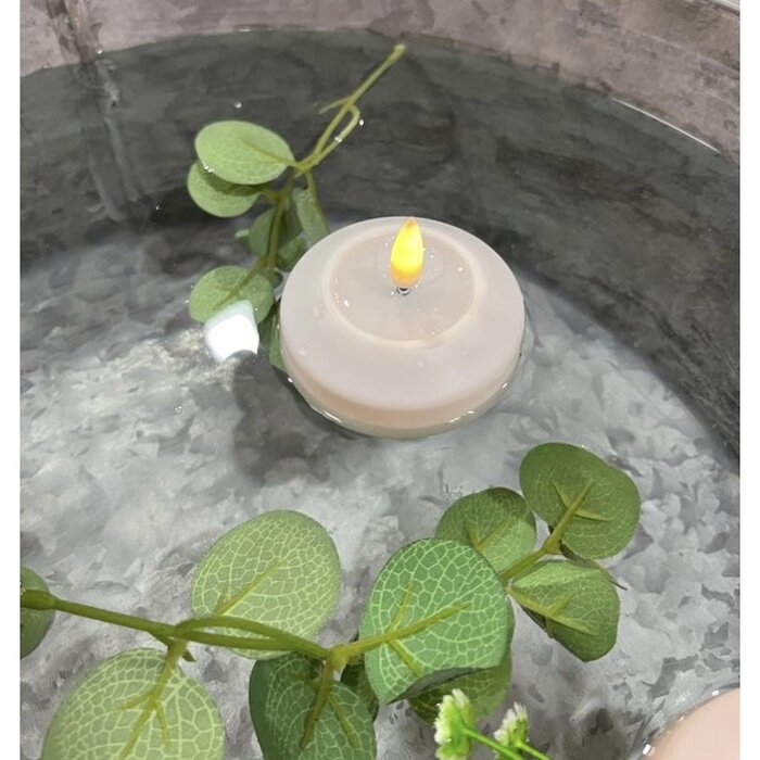 Deluxe Homeart Deluxe Homeart Led Kaars White 6,1 x 4,5 cm Floating Candle