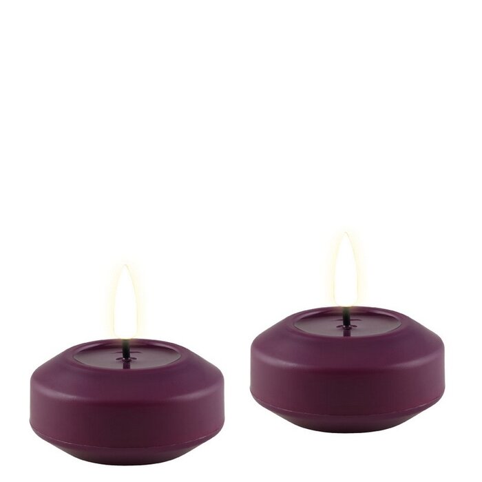 Deluxe Homeart Deluxe Homeart Led Kaars Violet 6,1 x 4,5 cm Floating Candle