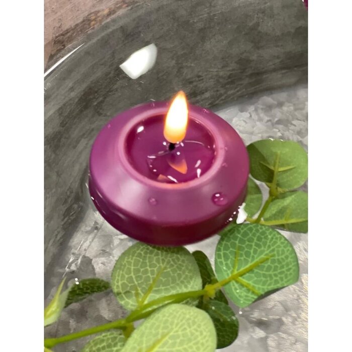 Deluxe Homeart Deluxe Homeart Led Kaars Violet 6,1 x 4,5 cm Floating Candle