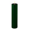 Deluxe Homeart Led Kaars Dark Green 5 x 20 cm