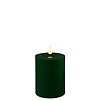 Deluxe Homeart Led Kaars Dark Green 7,5 x 10 cm