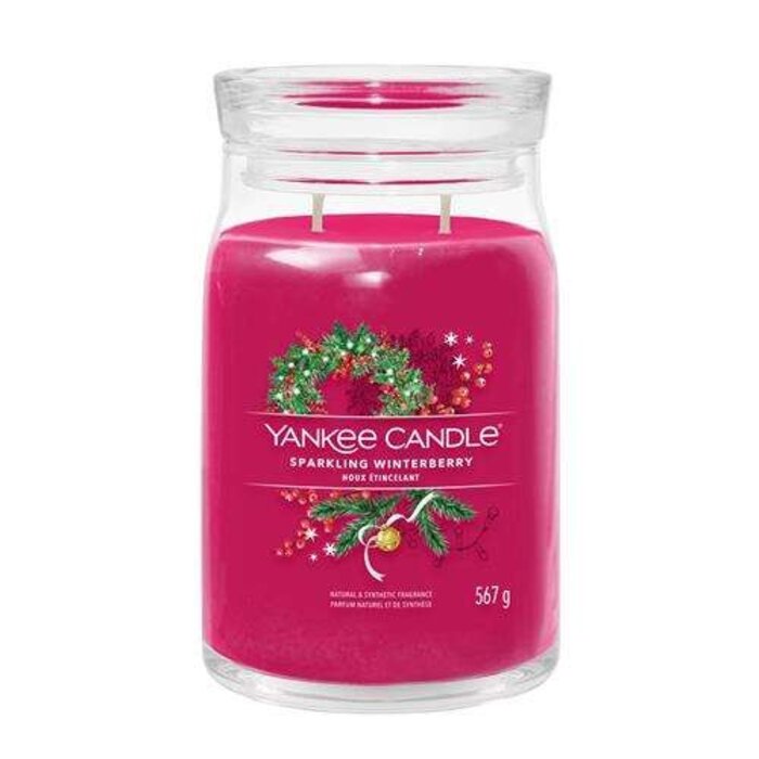 Yankee Candle Yankee Candle Sparkling Winterberry Signature Large Jar