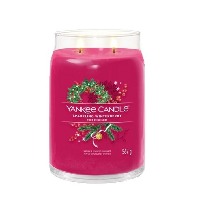 Yankee Candle Yankee Candle Sparkling Winterberry Signature Large Jar