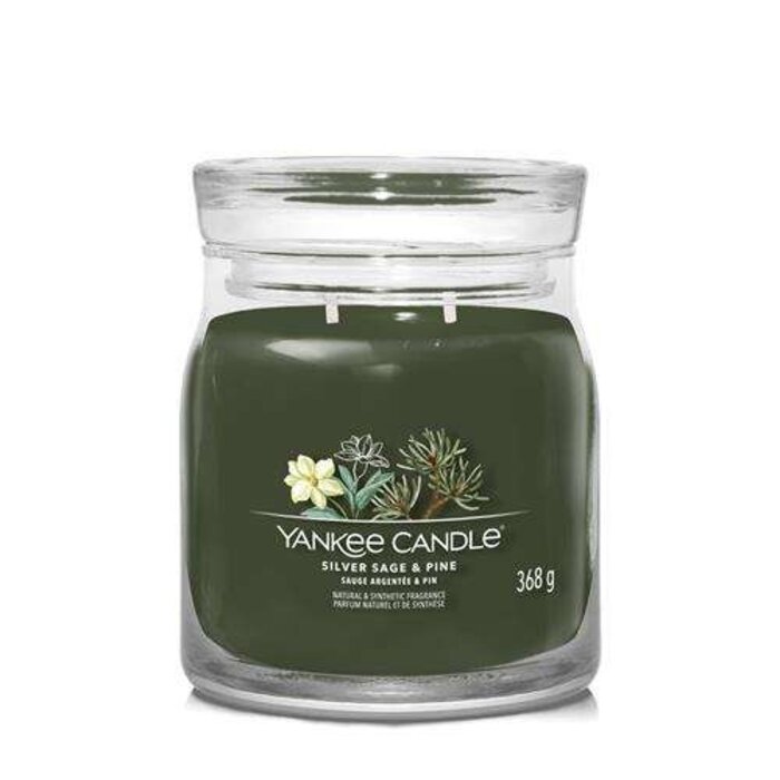 Yankee Candle Yankee Candle Silver Sage & Pine Signature Medium Jar