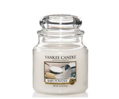 Yankee Candle Baby Powder Medium Jar