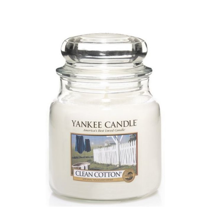 Yankee Candle Yankee Candle Clean Cotton Medium Jar